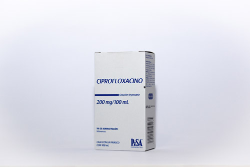 CIPROFLOXACINO SOLUCIÓN INYECTABLE